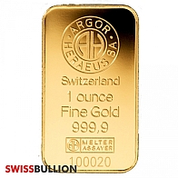 1 Ounce Heraeus Gold Kinebar