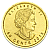 MapleGram25, 50 Cents, 25x1g, Gold, 2015