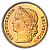 Helvetica, 20 Swiss Francs, 5.807g Gold, 1883-1896