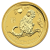 1/2 oz Lunar II Monkey - Gold - 2016