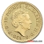 Moneda de oro Britannia de 1 onza 2022