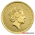 Moneda Britannia Británica de oro 2023 de ½ onza