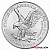Tube of 20 x 1 Ounce 2023 Silver American Eagle Coin
