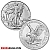 Monster Box, 1 Ounce 2024 Silver American Eagle Coin - 500 Coins