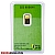 1 Gram Valcambi Green Gold bar