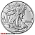 Tube of 20 x 1 Ounce 2025 Silver American Eagle Coin