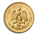 1/5 Hidalgo, 2 Mexican Pesos, 1.50g Gold, 1919-1948