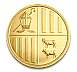 Andorra Eagle, 2 Diners, 1g Gold, 2012