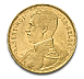 Albert I, 20 Belgian Francs, 5.81g Gold, 1909-1934