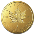 Maple Leaf Certicard 8 x 1g Gold Coins - 2016