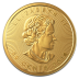 Maple Leaf Certicard 8 x 1g Gold Coins - 2016