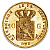 10 Dutch Guilders - Willem III - Gold - 1875-1899 - 2nd Choice