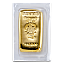 100 Gramm Heraeus gegossener Goldbarren