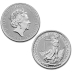 Tube of 10 x 1 Ounce 2019 Platinum Britannia Coin