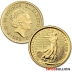 1/10 Unze 2022 Britische Britannia Goldmünze