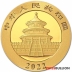  2022 Moneda de oro Panda Chino de 15 gramos 