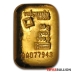 Lingote de oro fundido de 50 gramos de Valcambi