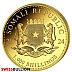 1 Unze 2024 Somalischer Elefanten Goldmünze