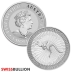 Tube of 25 x 1 Ounce Australian Kangaroo Silver Coin