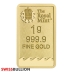 1 Gram Britannia Gold Bar - The Royal Mint