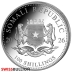 2026 Somalischer Elefant 1 Unze Silbermünze